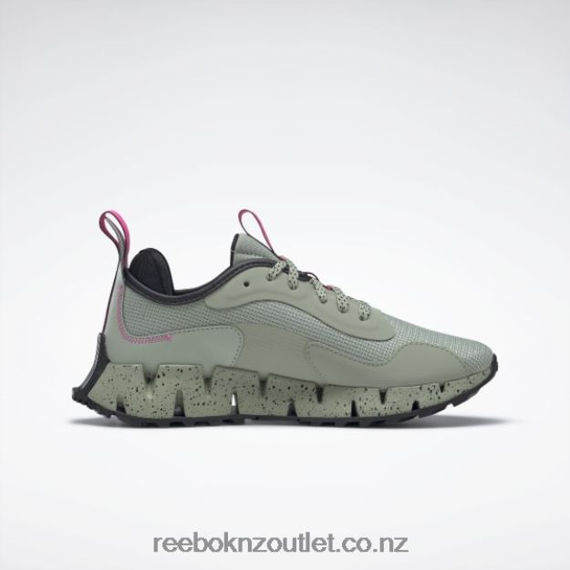 Mystic Grey/Core Black/Atomic Pink 2B462692 Zig Dynamica Adventure Women\'s Shoes Reebok