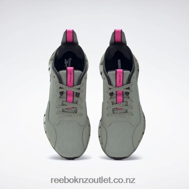 Mystic Grey/Core Black/Atomic Pink 2B462692 Zig Dynamica Adventure Women\'s Shoes Reebok