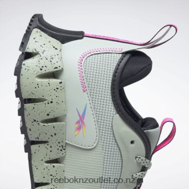 Mystic Grey/Core Black/Atomic Pink 2B462692 Zig Dynamica Adventure Women\'s Shoes Reebok