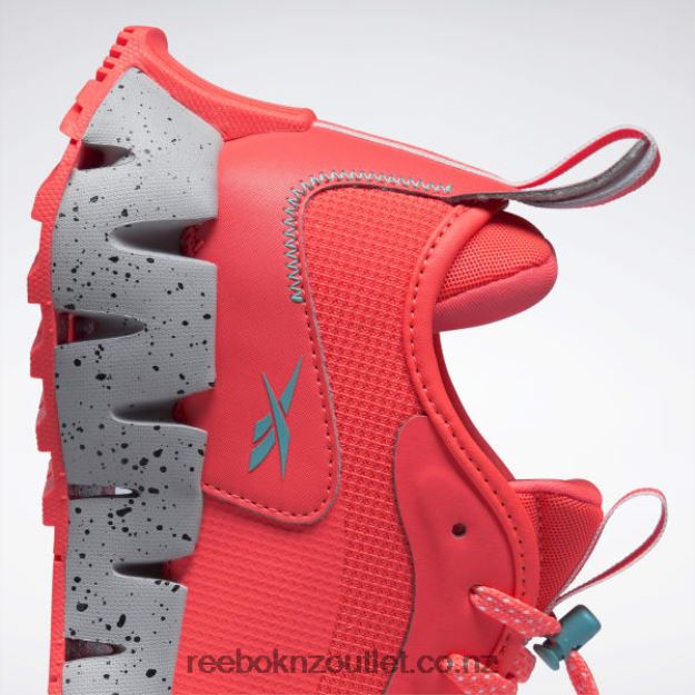 Orange Flare/Classic Teal/Pure Grey 3 2B4626118 Zig Dynamica Adventure Women\'s Shoes Reebok