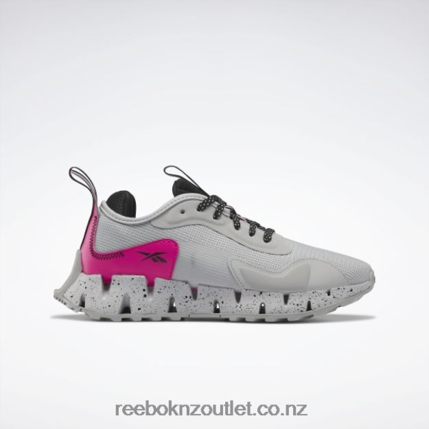 Pure Grey 3/Proud Pink/Core Black 2B462684 Zig Dynamica Adventure Women\'s Shoes Reebok