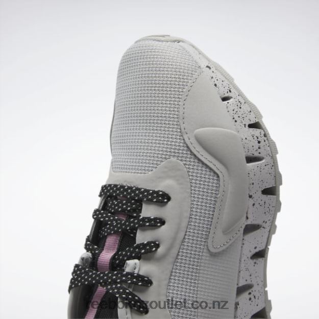 Pure Grey 3/Proud Pink/Core Black 2B462684 Zig Dynamica Adventure Women\'s Shoes Reebok