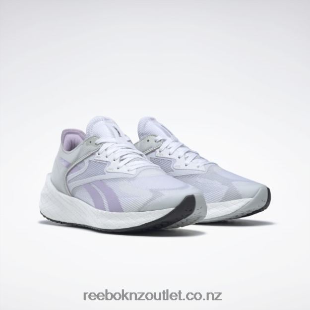 Ftwr White/Pure Grey 2/Purple Oasis 2B4626386 Floatride Energy Symmetros 2 Women\'s Running Shoes Reebok