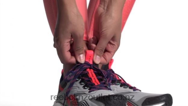 Pure Grey 3/Core Black/Orange Flare 2B4626324 Floatride Energy 4 Adventure Women\'s Running Shoes Reebok