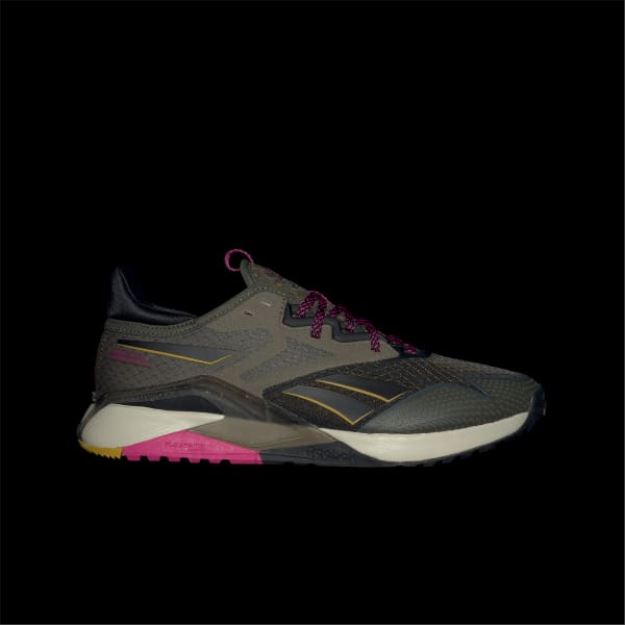 Army Green/Core Black/Proud Pink 2B4626162 Nano X2 TR Adventure Women\'s Training Shoes Reebok