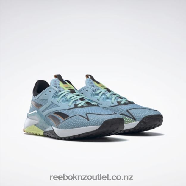 Blue Pearl/Cold Grey/Core Black 2B4626373 Nano X2 TR Adventure Women\'s Training Shoes Reebok