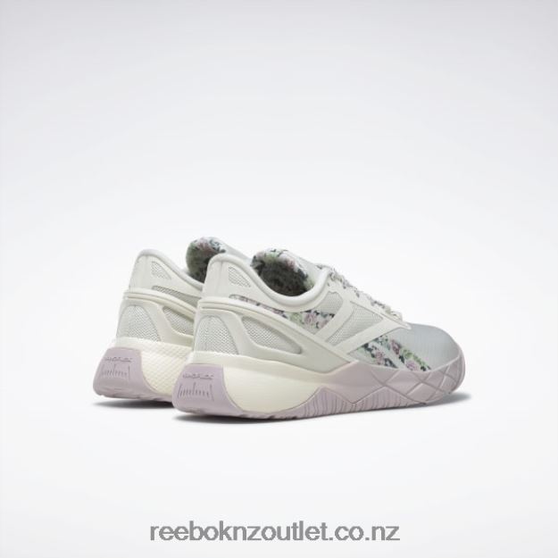 Chalk/Quartz Glow/Blue Slate 2B4626309 Nanoflex TR Women\'s Training Shoes Reebok