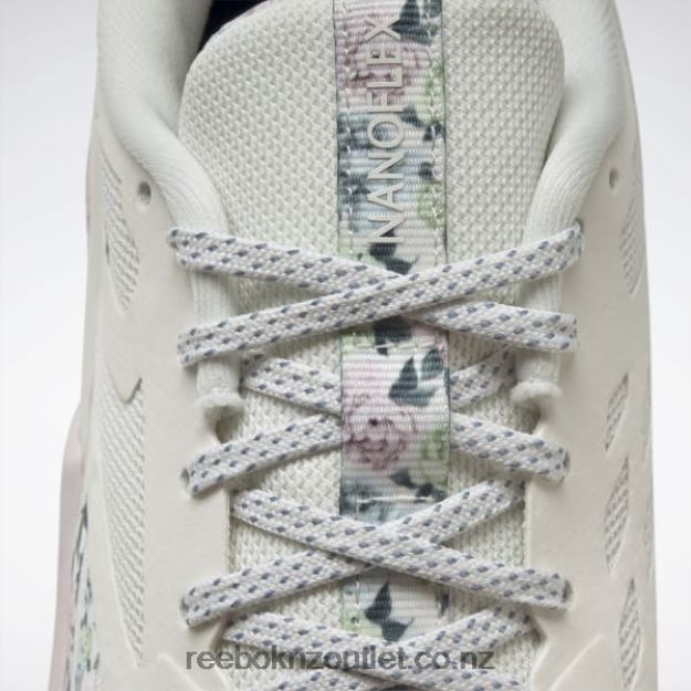 Chalk/Quartz Glow/Blue Slate 2B4626309 Nanoflex TR Women\'s Training Shoes Reebok