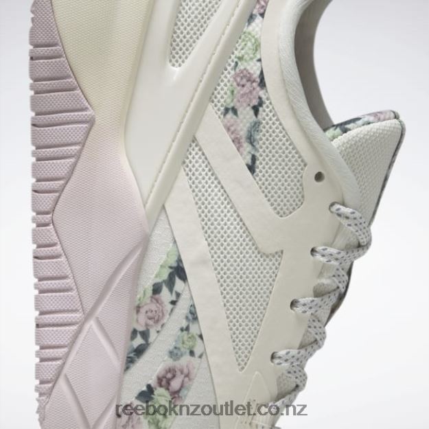 Chalk/Quartz Glow/Blue Slate 2B4626309 Nanoflex TR Women\'s Training Shoes Reebok