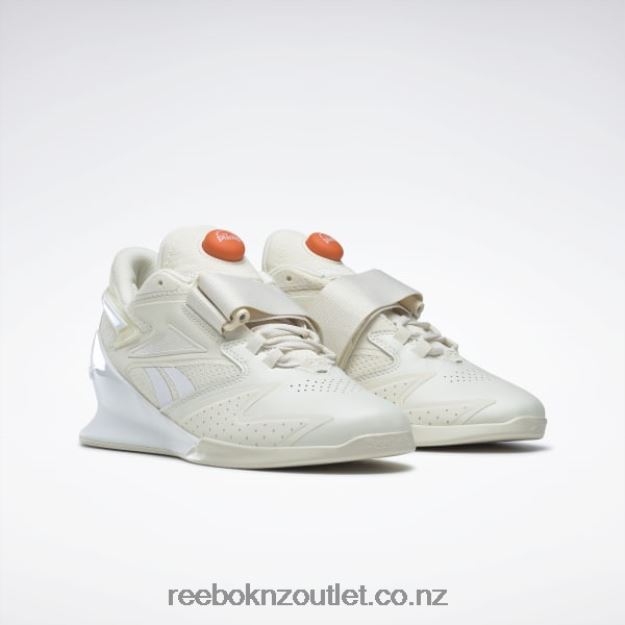 Classic White/Ftwr White/Smash Orange S23-R 2B4626137 Legacy Lifter III Women\'s Weightlifting Shoes Reebok