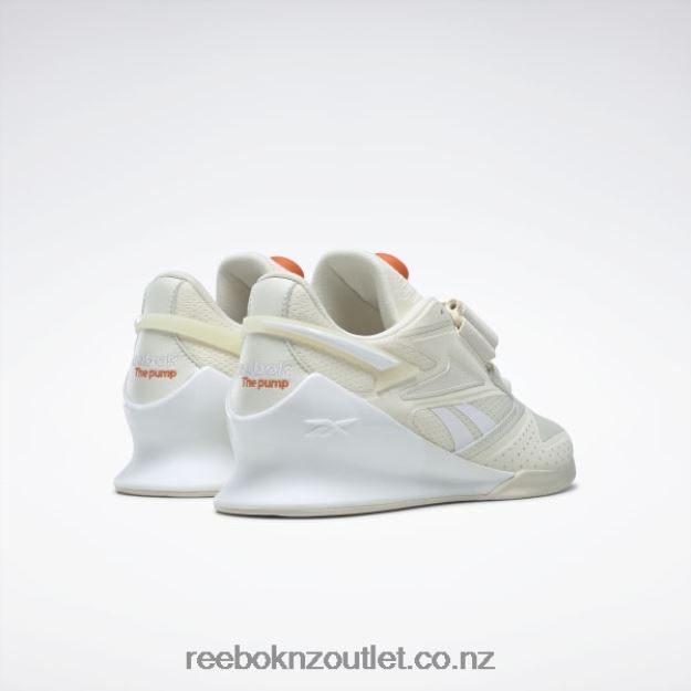 Classic White/Ftwr White/Smash Orange S23-R 2B4626137 Legacy Lifter III Women\'s Weightlifting Shoes Reebok
