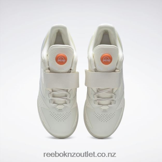 Classic White/Ftwr White/Smash Orange S23-R 2B4626137 Legacy Lifter III Women\'s Weightlifting Shoes Reebok