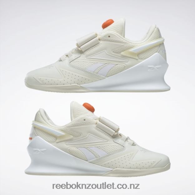 Classic White/Ftwr White/Smash Orange S23-R 2B4626137 Legacy Lifter III Women\'s Weightlifting Shoes Reebok