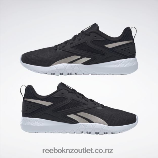 Core Black/Ftwr White/Rose Gold 2B4626265 Flexagon Energy 4 Women\'s Training Shoes Reebok