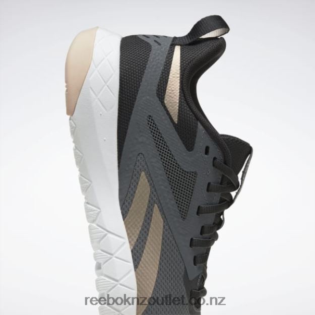 Core Black/Pure Grey 7/Sleek Met 2B4626221 Flexagon Force 4 Women\'s Training Shoes Reebok