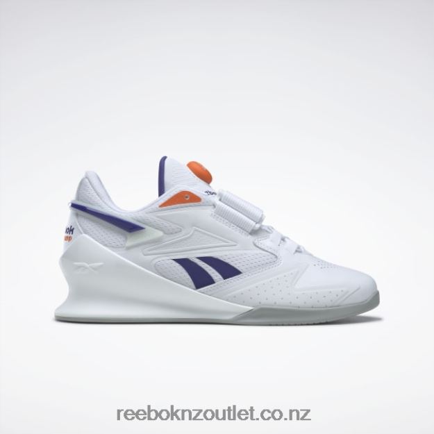 Ftwr White/Bold Purple/Smash Orange S23-R 2B4626132 Legacy Lifter III Women's Weightlifting Shoes Reebok
