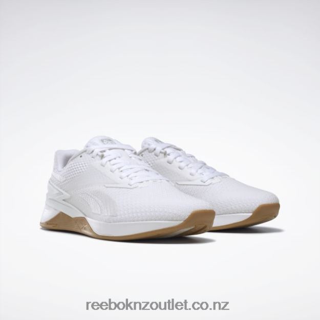 Ftwr White/Cold Grey 2/Reebok Rubber Gum-01 2B462610 Nano X3 Women\'s Shoes Reebok
