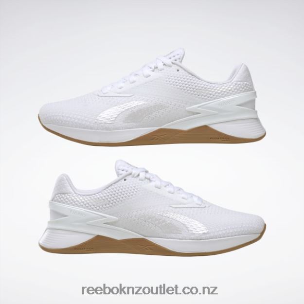 Ftwr White/Cold Grey 2/Reebok Rubber Gum-01 2B462610 Nano X3 Women\'s Shoes Reebok