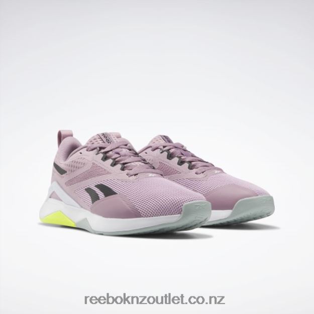 Infused Lilac/Core Black/Seaside Grey 2B4626196 Nanoflex TR 2.0 Women\'s Training Shoes Reebok