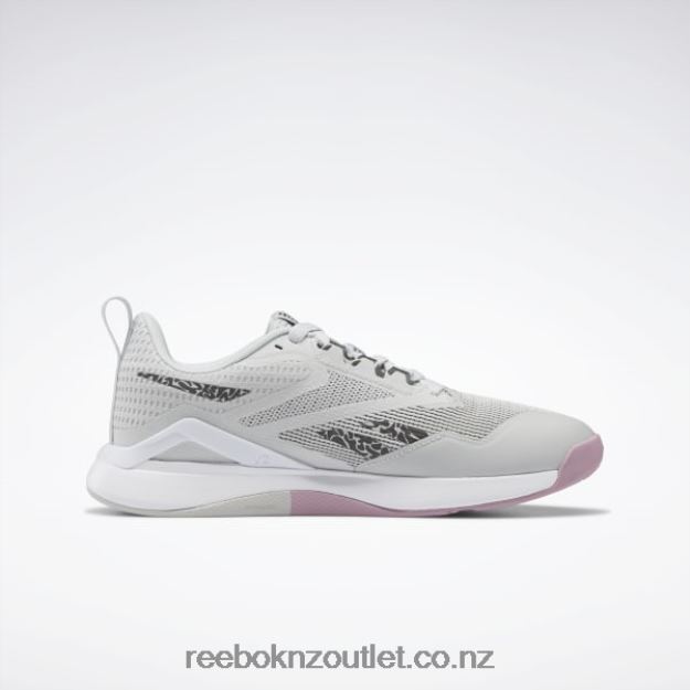 Pure Grey 2/Ftwr White/Core Black 2B4626161 Nanoflex TR 2.0 Women\'s Training Shoes Reebok