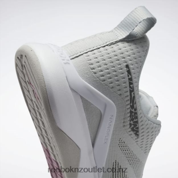 Pure Grey 2/Ftwr White/Core Black 2B4626161 Nanoflex TR 2.0 Women\'s Training Shoes Reebok