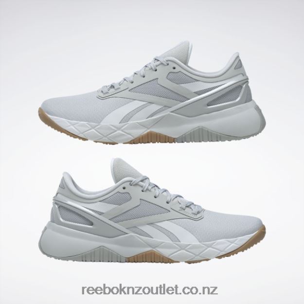 Pure Grey 2/Ftwr White/Pure Grey 3 2B4626276 Nanoflex TR Women\'s Training Shoes Reebok