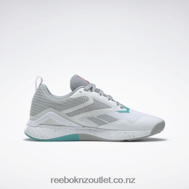 Pure Grey 3/Ftwr White/Classic Teal 2B462690 Nanoflex TR 2.0 Women\'s Training Shoes Reebok