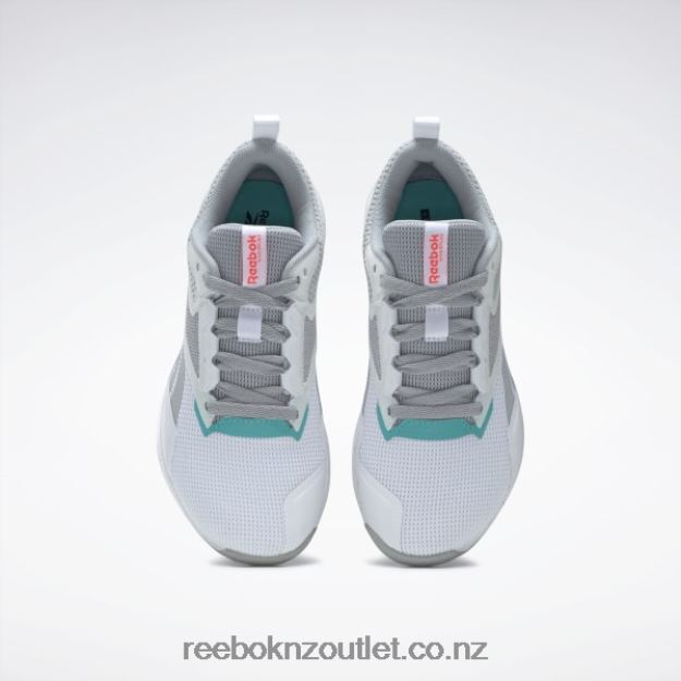 Pure Grey 3/Ftwr White/Classic Teal 2B462690 Nanoflex TR 2.0 Women\'s Training Shoes Reebok