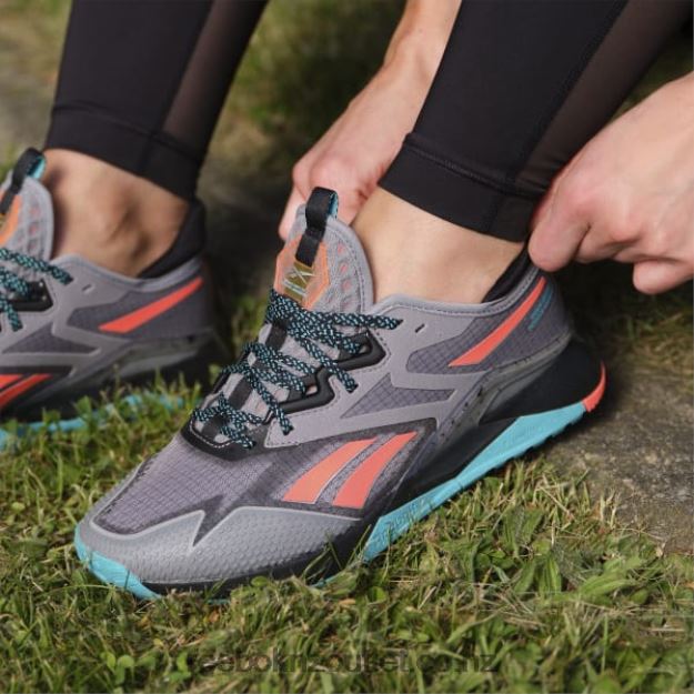 Pure Grey 5/Core Black/Classic Teal 2B4626101 Nano X2 TR Adventure Women\'s Training Shoes Reebok