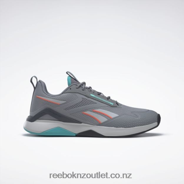 Pure Grey 5/Pure Grey 2/Classic Teal 2B4626952 Nanoflex Adventure TR Women's Training Shoes Reebok