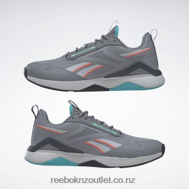 Pure Grey 5/Pure Grey 2/Classic Teal 2B4626952 Nanoflex Adventure TR Women\'s Training Shoes Reebok