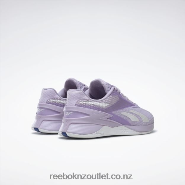 Purple Oasis/Cold Grey/Vector Blue 2B4626235 Nano X3 Women\'s Shoes Reebok