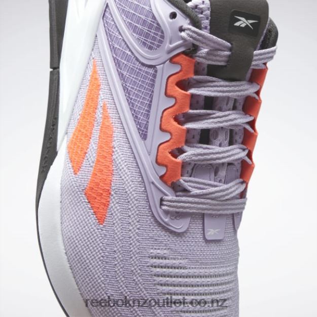 Purple Oasis/Orange Flare/Core Black 2B462643 Nano X2 Women\'s Training Shoes Reebok