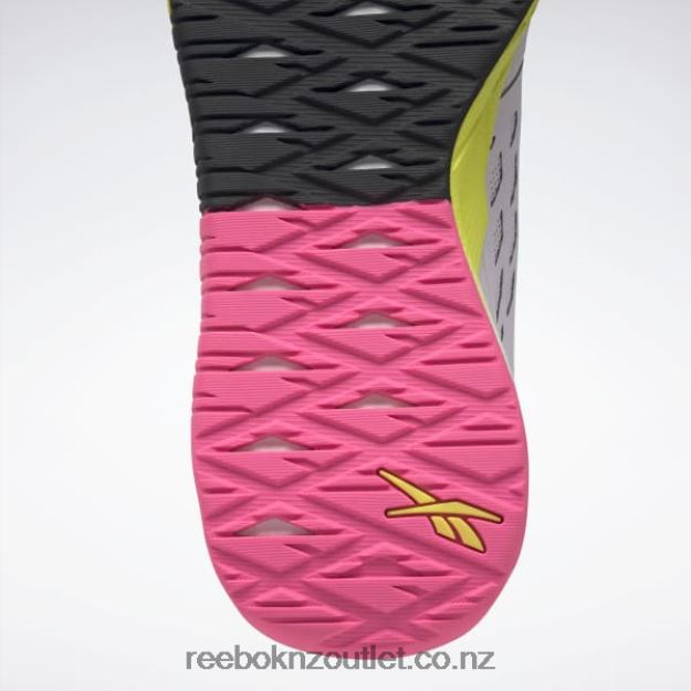 Quartz Glow/Core Black/Atomic Pink 2B4626470 Nanoflex TR Women\'s Training Shoes Reebok