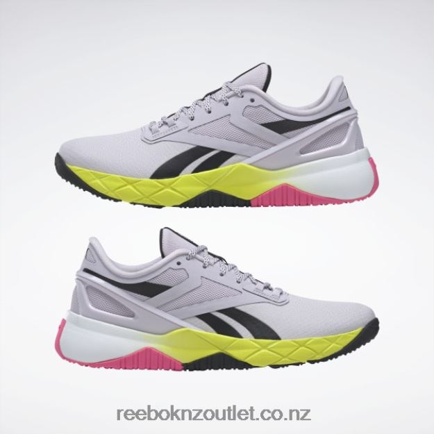 Quartz Glow/Core Black/Atomic Pink 2B4626470 Nanoflex TR Women\'s Training Shoes Reebok