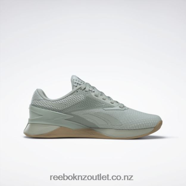 Sea Spray/Harmony Green/Reebok Rubber Gum-01 2B462614 Nano X3 Women\'s Shoes Reebok