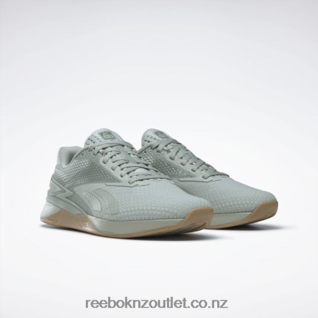 Sea Spray/Harmony Green/Reebok Rubber Gum-01 2B462614 Nano X3 Women\'s Shoes Reebok