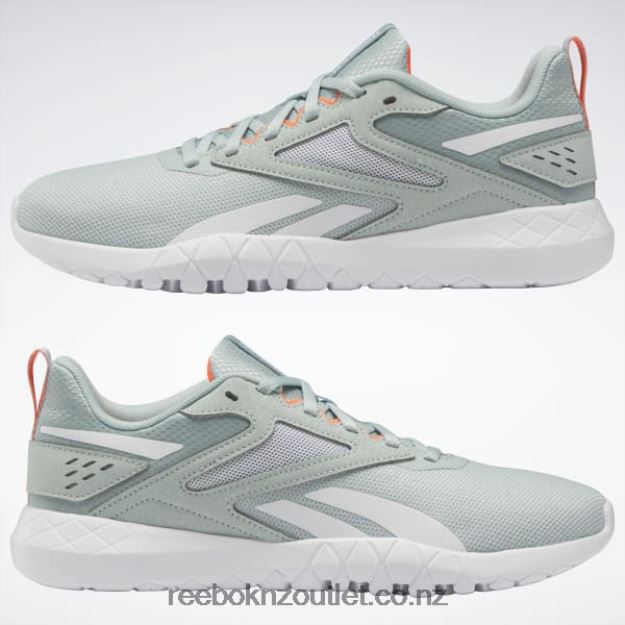 Seaside Grey/Ftwr White/Orange Flare 2B4626184 Flexagon Energy 4 Women\'s Training Shoes Reebok