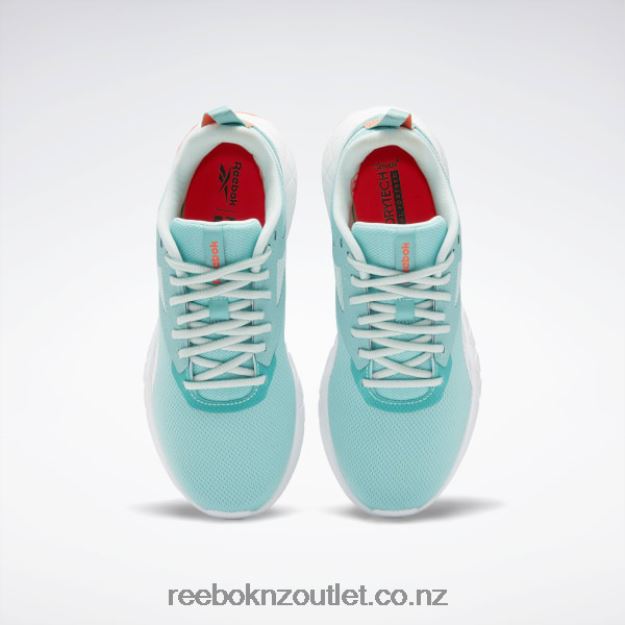 Semi Classic Teal/Mist/Orange Flare 2B4626398 Flexagon Force 4 Women\'s Training Shoes Reebok