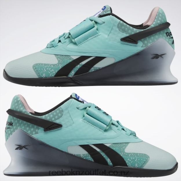 Semi Classic Teal/Seaside Grey/Ftwr White 2B4626943 Legacy Lifter II Women\'s Weightlifting Shoes Reebok