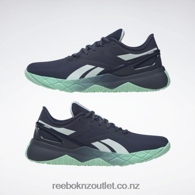 Vector Navy/Opal Glow/Hint Mint 2B4626469 Nanoflex TR Women\'s Training Shoes Reebok