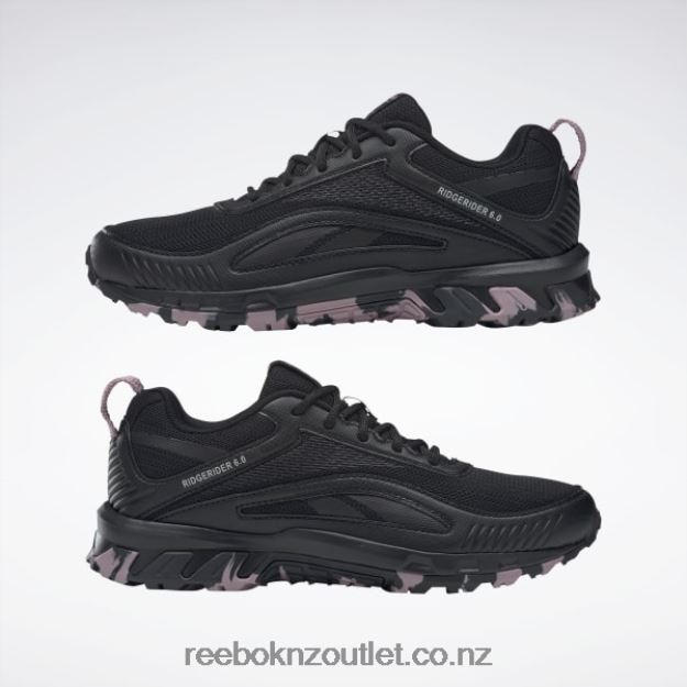 Core Black/Pure Grey 3/Infused Lilac 2B4626930 Ridgerider 6 Shoes Reebok Women