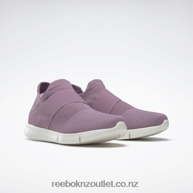 Infused Lilac/Chalk 2B4626458 DayStart Onlux Women\'s Slip-On Shoes Reebok